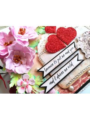 Love and Birthday Handmade Scrapbook