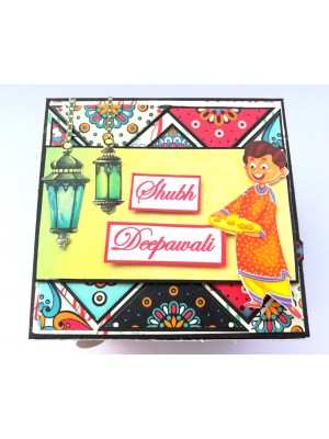 Sparkling Diwali Handmade Explosion Gift Box D2