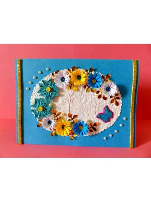 Blue Themed Greeting Card