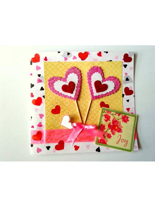 Sparkling Love Candies Greeting Card image
