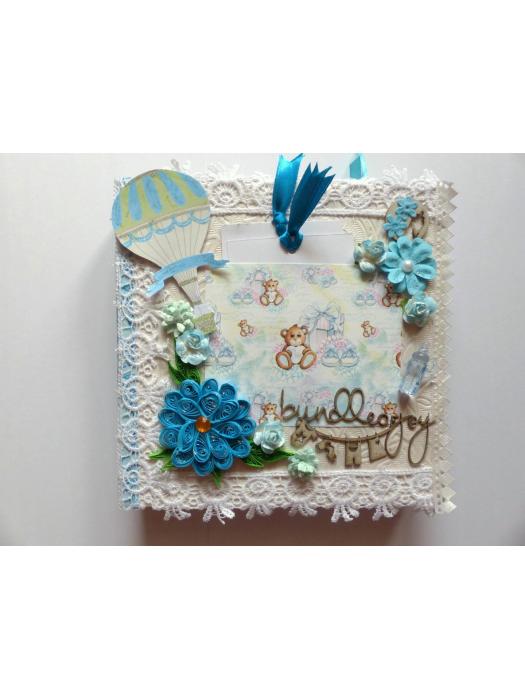 Baby Boy Handmade Scrapbook image