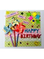 Pinwheel Birthday Greeting Card
