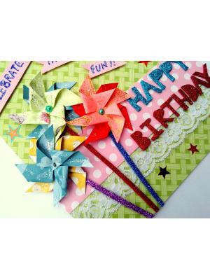 Pinwheel Birthday Greeting Card