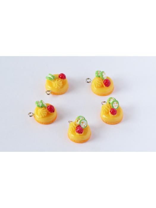 Resin Fruit cake - Pack of 5 image