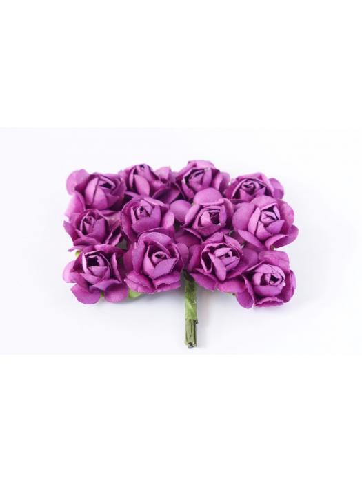 Mulberry Paper Roses - Purple image
