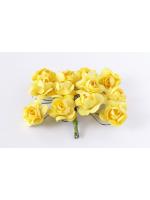 Mulberry Paper Roses - Yellow