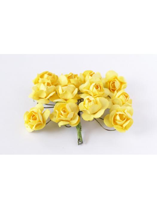 Mulberry Paper Roses - Yellow image