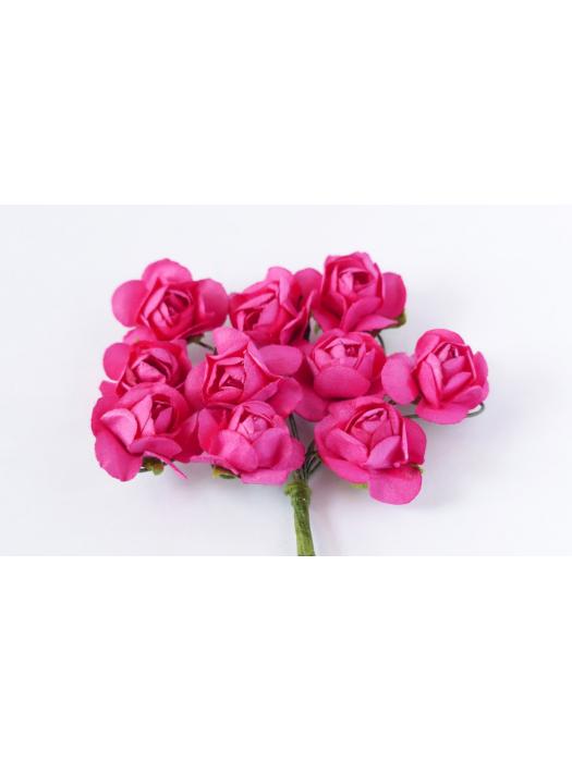 Mulberry Paper Roses - Dark Pink image