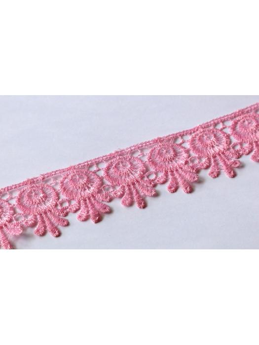 Pink Crochet Lace image