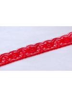 Red Jacquard Lace