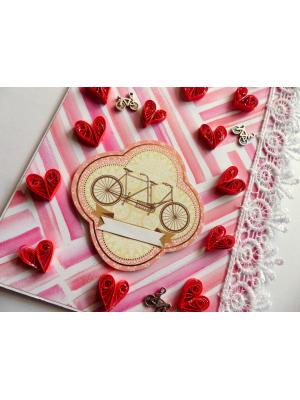 Raining Quilled Hearts Greeting Card