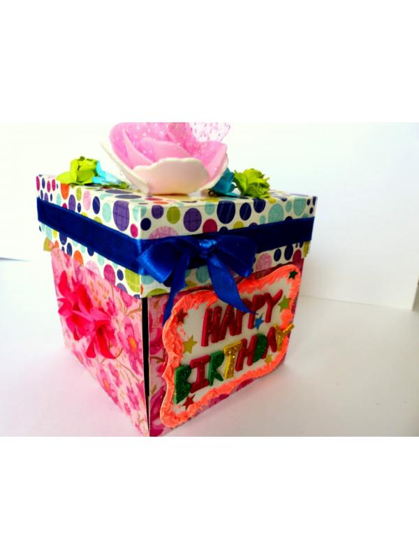Sparkling Happy Birthday Explosion Box
