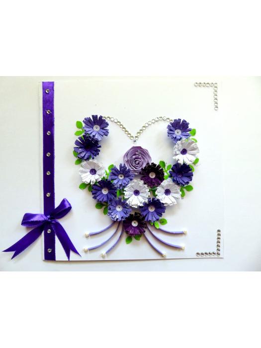 All Purples Heart Greeting Card