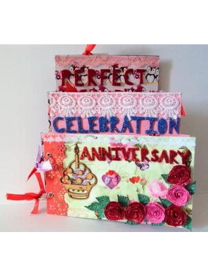 Happy Anniversary Cake Shaped Album