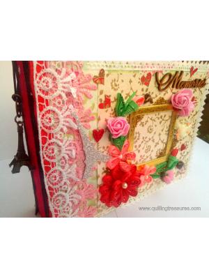 Handmade Love Memory Album cum Scrapbook
