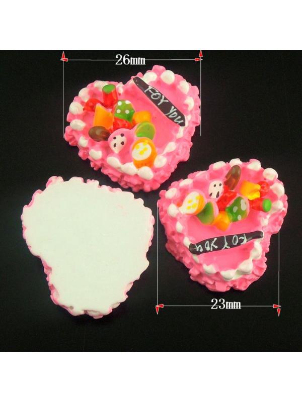 Heart Shaped Cake - Pack of 5 mixed colors image