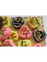 Heart Shaped Cake - Pack of 5 mixed colors