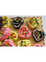 Heart Shaped Cake - Pack of 5 mixed colors