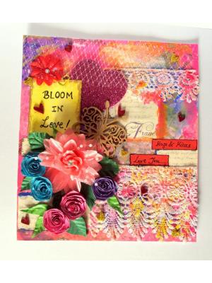 Blooming Love Quilled Greeting Card