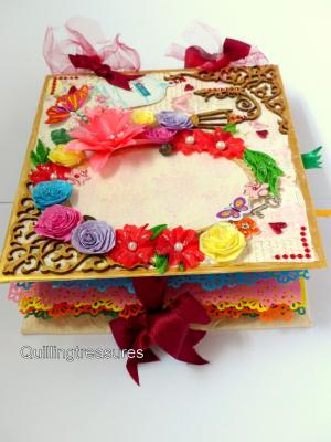 Exclusive Love And Birthday Quilled Scrapbook