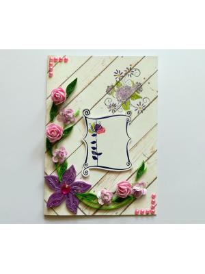 Purple Themed Greeting Card