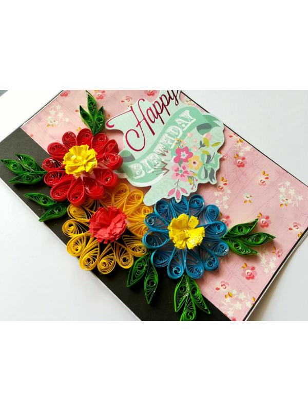 Happy Birthday Handmade Greeting Card image