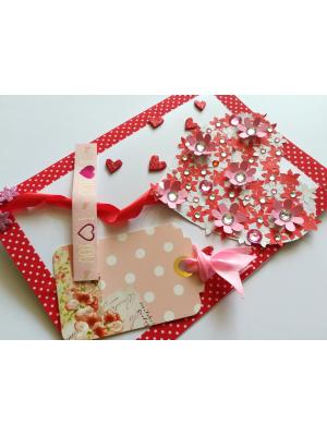Flowery Heart Balloon Greeting Card