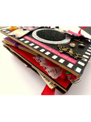 Camera Shaped Love Mini Scrapbook