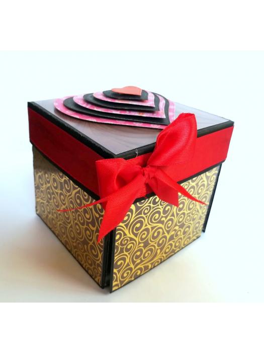 Golden Memories Romantic Explosion Box Gift Anniversary Love image