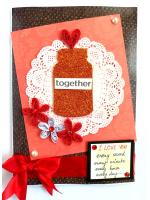 I Love You Pop Up Card Hearts Handmade