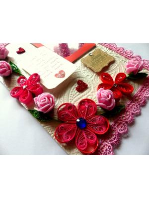 Handmade Love Jar Shaker Card