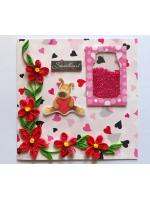 Sweetheart Quilled Shaker Card