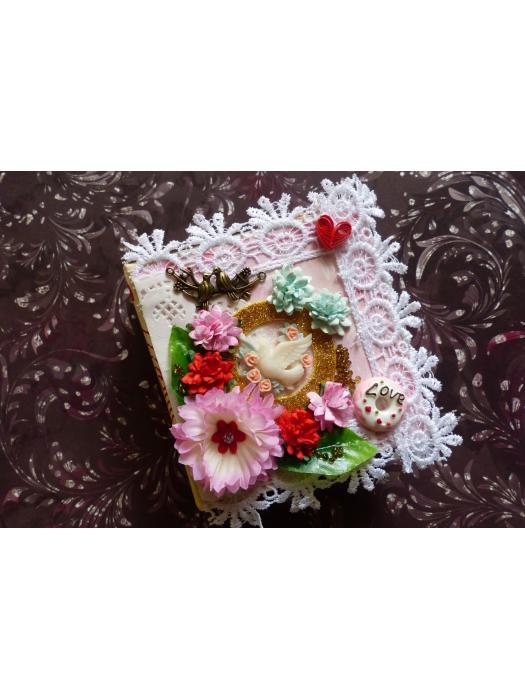 Love and Valentine Themed Mini Scrapbook image