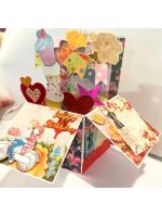 Love Birthday Card in Box Pop up