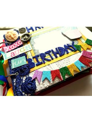 Happy Birthday Scrapbook Album Handmade