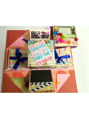 4 layer Happy Birthday Explosion Box
