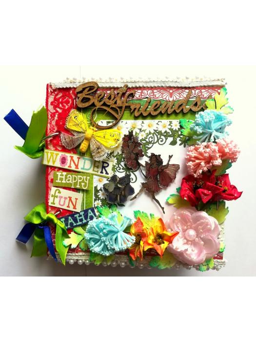 Best Friends Handmade Scrapbook Album image