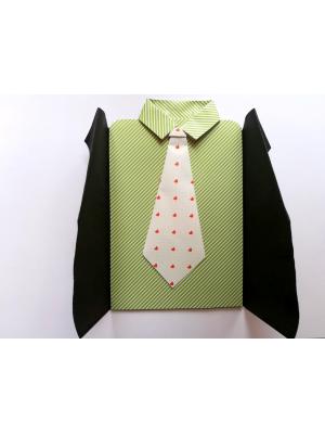 Suit Themed Male Handmade Greeting Card