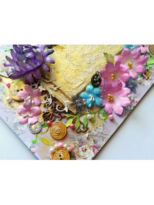 Sparkling Mixed media canvas sparkling Gift Desk Topper