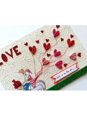 Love is in the air Greeting Card