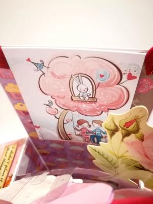 Love Birthday Card in Box Pop up
