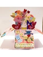 Love Birthday Card in Box Pop up