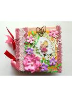 Sparkling Baby Girl Handmade Scrapbook Album