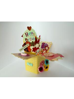 Happy Birthday Greeting Card In Box