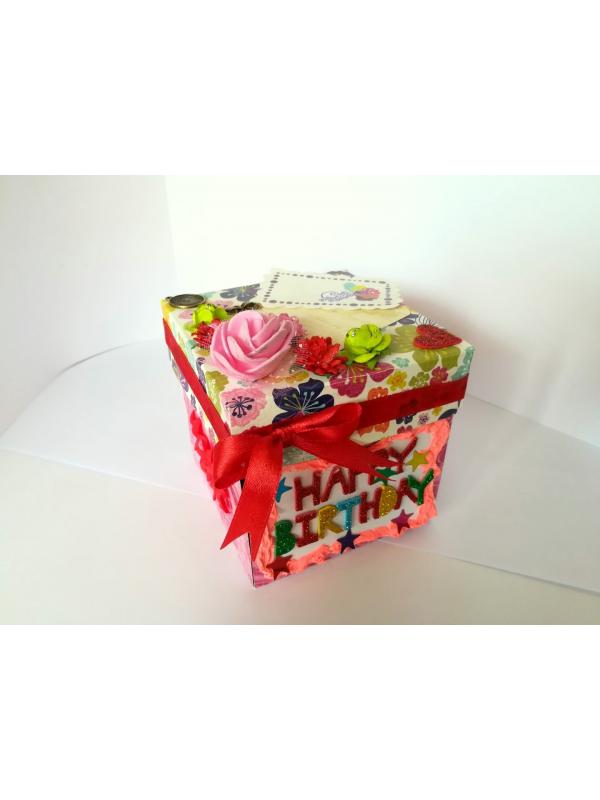 Sparkling Happy Birthday Explosion Box