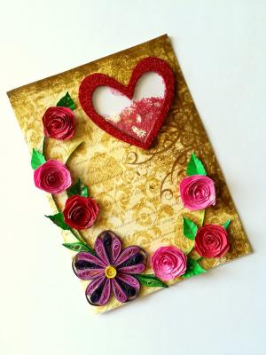 Heart Shaker Greeting Card