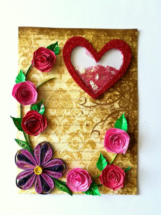 Heart Shaker Greeting Card image