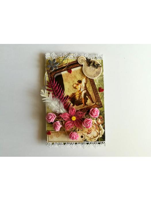 Love Couple Twist and Pop up Greeting Card