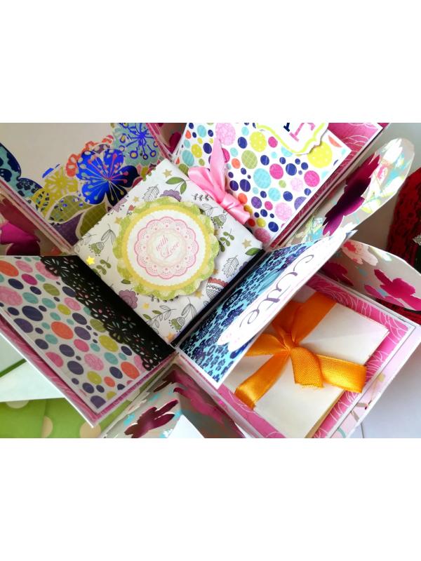 Love and Birthday Explosion Box With Mini Book Album image