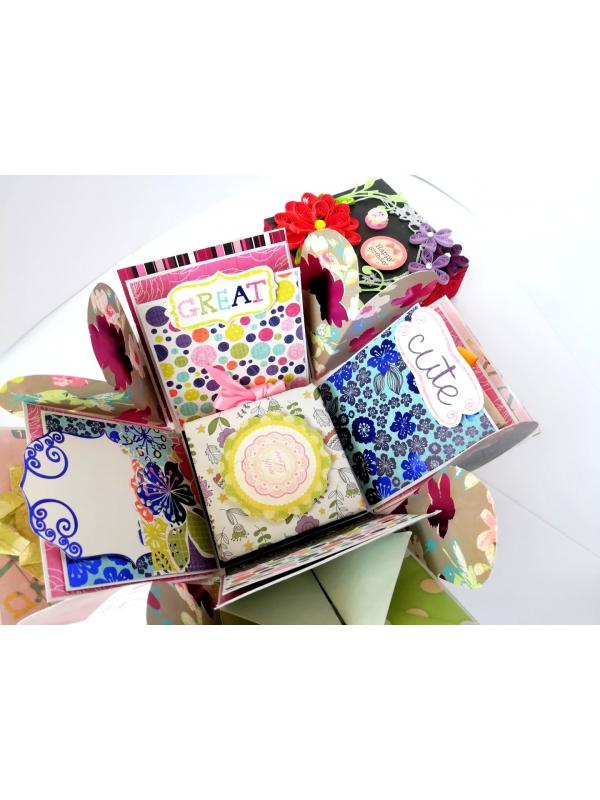 Love and Birthday Explosion Box With Mini Book Album image